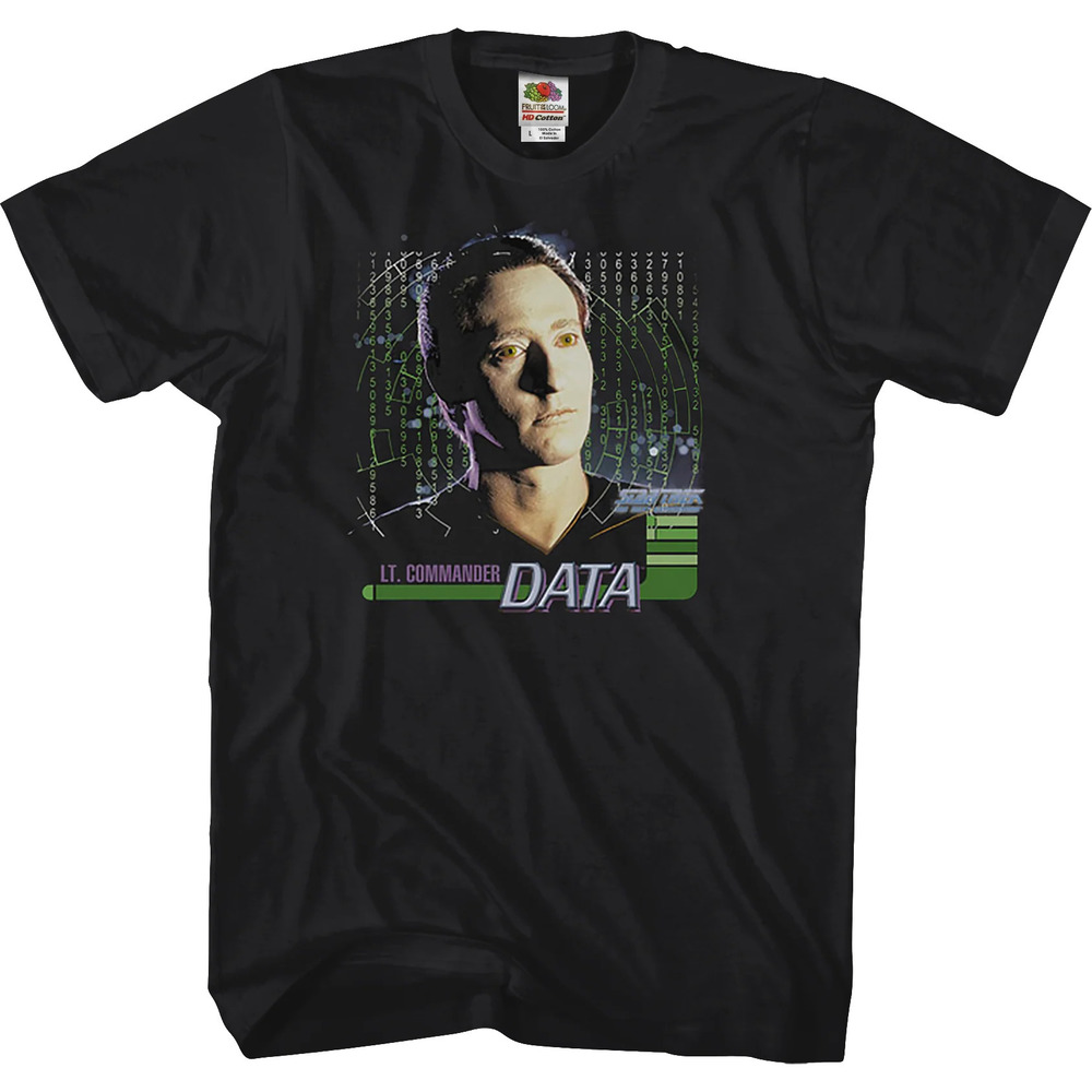 Data Star Trek The Next Generation Tshirt